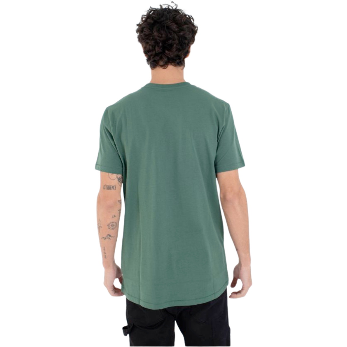 2026 Hurley Mens Low Tide Short Sleeve Tee MTSEU00010 - Jade Horizon / Camo